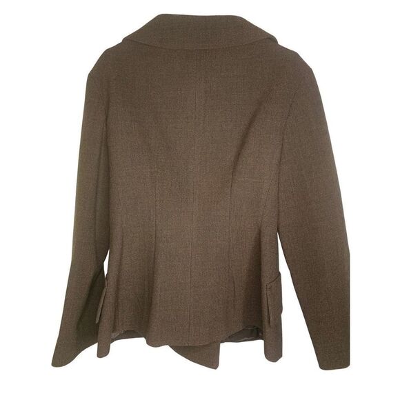 Prada 90’s vintage blazer brown jacket size 46 / US Size 12 - Picture 2 of 16